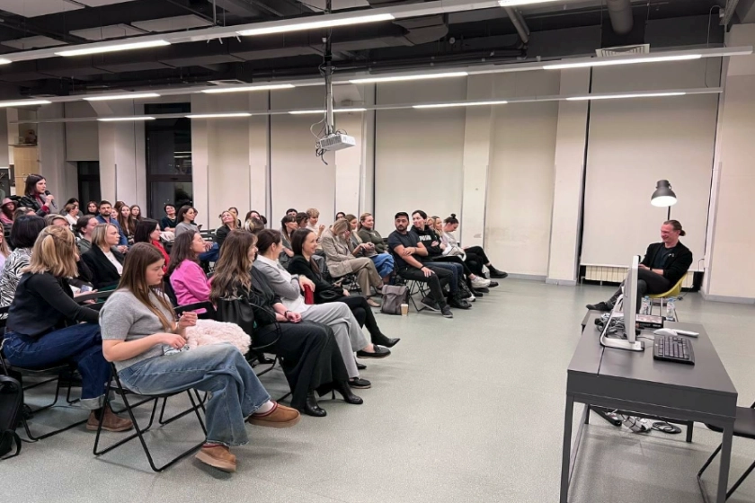 Архитектор Олег Клодт провёл открытую лекцию в Британской высшей школе дизайна