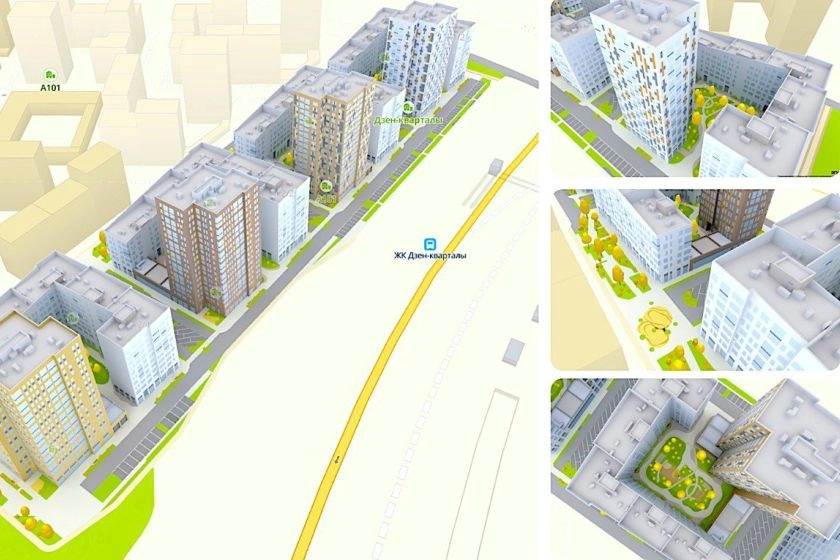 Проект ГК «А101» и сервиса 2ГИС по размещению 3D-моделей строящихся районов рекомендован Альянсом Цифровых Лидеров России